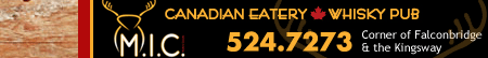 M.I.C. Canadian Eatery & Whiskey Pub