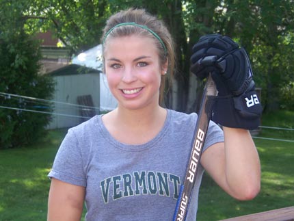 Six years with the Copper Cliff Redmen provided a wonderful building base for defenseman Danielle Rancourt, recently awarded an NCAA scholarship with the University of Vermont