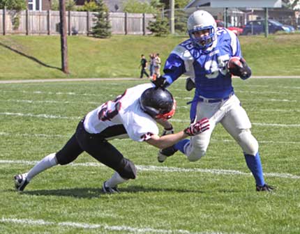 The Sudbury Gladiators are on a nice roll as they prepare to host the Toronto Jr Argonauts this coming Saturday, with a potential home playoff game still on the line (<i>photo supplied courtesy of www.actioneventphotos.com</i>)