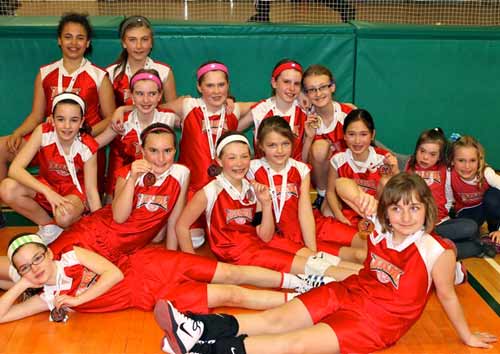 The SYBA Jam U11 girls medalled at Provincials for a second straight year, earning silver medals in Brantford