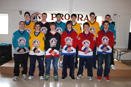 Four local players were among the dozen selected to advance to Oshawa as the NOHA Under-17 Program of Excellence Camp was held in New Liskeard