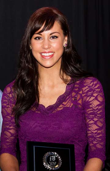 Volleyball star Shawna Metcalf left the Cambrian Golden Shield with her streak intact, capturing the Female Athlete of the Year honours at the college athletic banquet for the fourth consecutive time in 2013