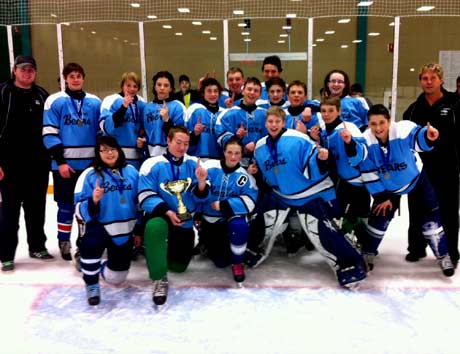The St Benedict Bears captured an elementary hockey tournament last week, edging the St Raphael Royals 1-0 in the final
